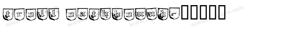 Troll Oathbound字体转换